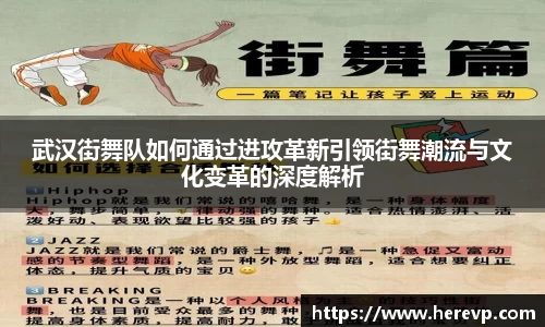 武汉街舞队如何通过进攻革新引领街舞潮流与文化变革的深度解析